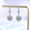 925 Stamp Silver Color Zircon Earrings Water Earring Women Wedding Jewelry Engagement Gift Christmas