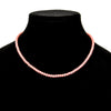Women Colorful Natural Stone Seed Beads Chain Necklace Metal Buckle Choker Necklace for Wedding Party Jewelry