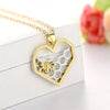 YIZIZAI love Cute Honey Bee Pendant Necklace Jewelry Creative Insect Peach Heart Sweater Chain Necklace Wedding Gift