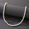 docona Elegant Pearl Beaded Necklace for Women Charms Adjustable Geometry Metal Choker Female Wedding Jewelry Collar 15365-6
