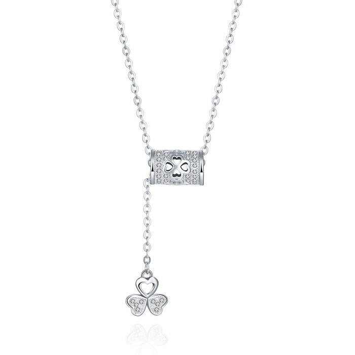 necklace of SVN065, 925 fine jewelry chain with top AAA zirconia,long fashion necklace for Woman,Valentine's gift, wedding