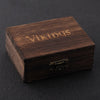 never fade Stainless Steel Nordic Viking wolf Cross necklace with wooden box as gift
