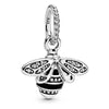 100% 925 Sterling Silver Animal Charm Fit Pandora Bracelet Christmas Gift Europe Women Dolphin Tortoise Charm Fine Jewelry