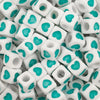 100Pcs/Lot Trendy  Acrylic Square Alphabet Beads Large Hole Letter Loose Spacer Bead Jewelry Handmade Bracelet Making Supplies