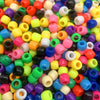 100pcs 6x8mm  Bracelet Accessories Children Gift Handcraft Department Round Shape Acrylic Sugar Beads Jewelry