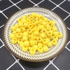 100pcs 6x8mm  Bracelet Accessories Children Gift Handcraft Department Round Shape Acrylic Sugar Beads Jewelry
