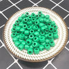 100pcs 6x8mm  Bracelet Accessories Children Gift Handcraft Department Round Shape Acrylic Sugar Beads Jewelry