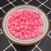 100pcs 6x8mm  Bracelet Accessories Children Gift Handcraft Department Round Shape Acrylic Sugar Beads Jewelry