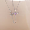 17KM Y2K Crystal Heart Necklace  Kpop Shiny Clavicle Chain Necklaces for Women Girls  Trend Party Gifts Jewelry 2023