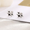 1Pcs Black Drop Glazed Star Star Ear Bone Ear Buckle Sweet Cool Punk Mini Stud Earrings for Women Personality Jewelry