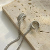 1Pcs Silver Color No-Piecing Zircon Tassel Clip Earring for Women Girl S925 Silver Needle Long Ear Line Ear Cuff Jewelry Gifts