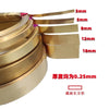 1pcs 0.2mm 0.25mm 0.3mm Half Hard Solid Raw Brass Wrapping Wire - Flat Wire Jewelry Making for DIY accessories