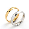 2-4mm Classic Stainless Steel Rings For Women Men Simple  Titanium Punk Couple Rings Wedding Party Jewelry Accessories