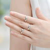 2-4mm Classic Stainless Steel Rings For Women Men Simple  Titanium Punk Couple Rings Wedding Party Jewelry Accessories