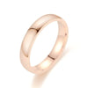 2-4mm Classic Stainless Steel Rings For Women Men Simple  Titanium Punk Couple Rings Wedding Party Jewelry Accessories