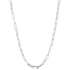 Hot  Paperclip Link Chain Women Necklace Stainless Steel Gold Color Chain Necklace For Women Men Jewelry Gift