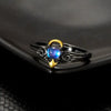 Korean  Exquisite Geometric Round Ring Women's    Zircon Finger Ring Simple Temperament Versatile Jewelry