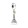 925 Sterling Silver Cartoon Beads Golden Heart Shaped Birthday Charms Fit Original Pandora Bracelet Women DIY Jewelry