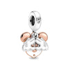 925 Sterling Silver Cartoon Beads Golden Heart Shaped Birthday Charms Fit Original Pandora Bracelet Women DIY Jewelry