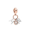 925 Sterling Silver Cartoon Beads Golden Heart Shaped Birthday Charms Fit Original Pandora Bracelet Women DIY Jewelry