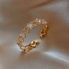 Leaf Branch Shape Open Rings For Women Korean Party Exquisite Finger Ring Girls Minimalist Unusual Jewelry Gifts