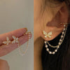2022 New Silver Color Earrings Punk Plated Metal Barbed Rose Flower Stud Earrings Geometric for Women Girls Party Jewelry