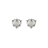 2022 New Y2K Sweet Rhinestone Heart Stud Earrings for Women Girls Cute Party Jewelry Korean Love Earrings Gifts