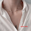 Popular Silver Colour Sparkling Clavicle Chain Choker Necklace Collar For Women Fine Jewelry Wedding Party Birthday Gift