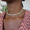 Multilayer Boho Colorful Bead Chain Necklace for Women Female Crystal Water Drop Metal Letter Pendant Jewelry Gift