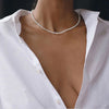 Wedding Pearl Choker Necklace For Women Vintage Coin Lock Pendant Chain Jewelry on the Neck Accessories Party Gift