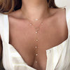 Wedding Pearl Choker Necklace For Women Vintage Coin Lock Pendant Chain Jewelry on the Neck Accessories Party Gift