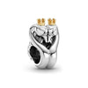 925 Silver Women Diy Charms Beads Pendent Fit Pandora 925 Original Bracelets Heart Tree Jewelry