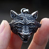 2023 New Arrive Punk Tiger Head With Birds Pendant Necklace Vking Vintage Aninal Jewelry For Man Women Party Gift Good Detail