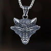 2023 New Arrive Punk Tiger Head With Birds Pendant Necklace Vking Vintage Aninal Jewelry For Man Women Party Gift Good Detail