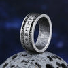 2024 New  Freeshipping 316L Stainless Steel Odin Norse Viking Amulet Rune MEN Ring Words Retro Jewelry Wedding Gift