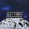 2024 New  Freeshipping 316L Stainless Steel Odin Norse Viking Amulet Rune MEN Ring Words Retro Jewelry Wedding Gift