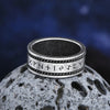 2024 New  Freeshipping 316L Stainless Steel Odin Norse Viking Amulet Rune MEN Ring Words Retro Jewelry Wedding Gift