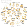 22PCS/SET Vintage Zircon Butterfly Heart Knuckle Rings Set For Women Men Hollow Flower Leaf Chain Geometric Rings Trendy Jewelry