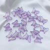 30pcs 13x16mm Colorful Transparent Small Butterfly Through Hole DIY Collocation To Make Jewelry Necklace