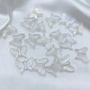 30pcs 13x16mm Colorful Transparent Small Butterfly Through Hole DIY Collocation To Make Jewelry Necklace