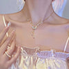 316L Stainless Steel    Upscale Jewelry Interweave Weaving Charms Snake Chain Choker Necklaces & Pendant For Women