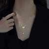 316L Stainless Steel    Upscale Jewelry Interweave Weaving Charms Snake Chain Choker Necklaces & Pendant For Women
