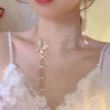 316L Stainless Steel    Upscale Jewelry Interweave Weaving Charms Snake Chain Choker Necklaces & Pendant For Women