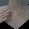 316L Stainless Steel    Upscale Jewelry Interweave Weaving Charms Snake Chain Choker Necklaces & Pendant For Women