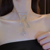 316L Stainless Steel    Upscale Jewelry Interweave Weaving Charms Snake Chain Choker Necklaces & Pendant For Women