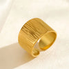 316L Stainless Steel Rings for Women Gold Color Rings Women's Ring Female Male   Quality Jewelry Accessories