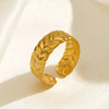 316L Stainless Steel Rings for Women Gold Color Rings Women's Ring Female Male   Quality Jewelry Accessories