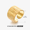 316L Stainless Steel Rings for Women Gold Color Rings Women's Ring Female Male   Quality Jewelry Accessories
