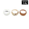 3pcs/lot Korea Acrylic Resin Rings Set Aestethic  Jewelry Gifts Temperament Fidget Ring for Women Anillos Mujer