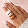 3pcs/lot Korea Acrylic Resin Rings Set Aestethic  Jewelry Gifts Temperament Fidget Ring for Women Anillos Mujer